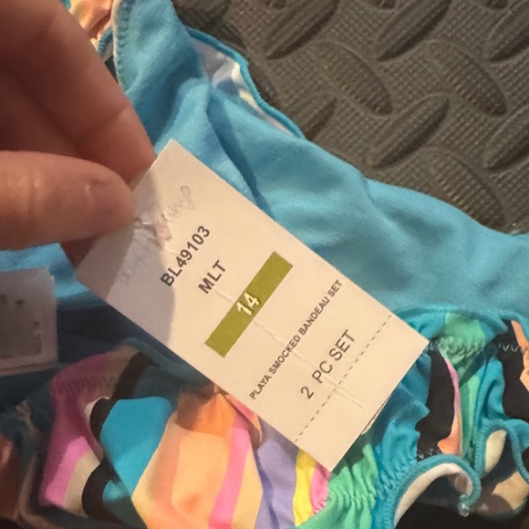 Beach things • NWT  Striped Bikini Bottom RW1 - Picture 4 of 4